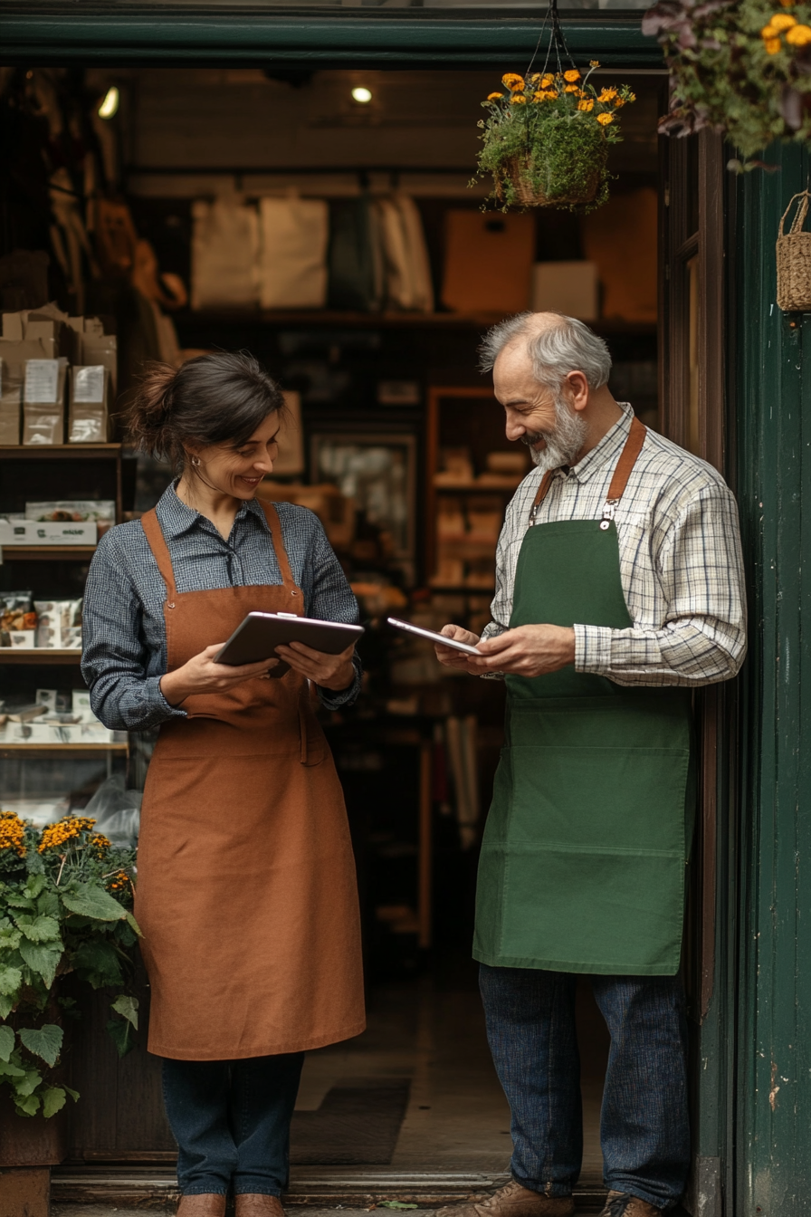 Spotlight_Around_Town_Shop_keeper_meeting_a_customer_at_the_d_b3483508-0638-4559-a7cc-ba713e535870_2
